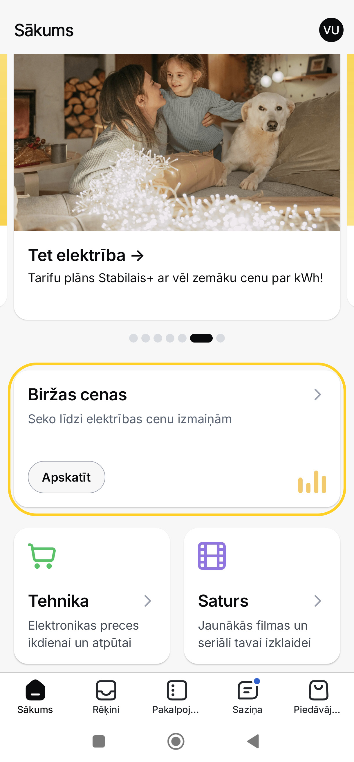 Mans Tet sākumskats