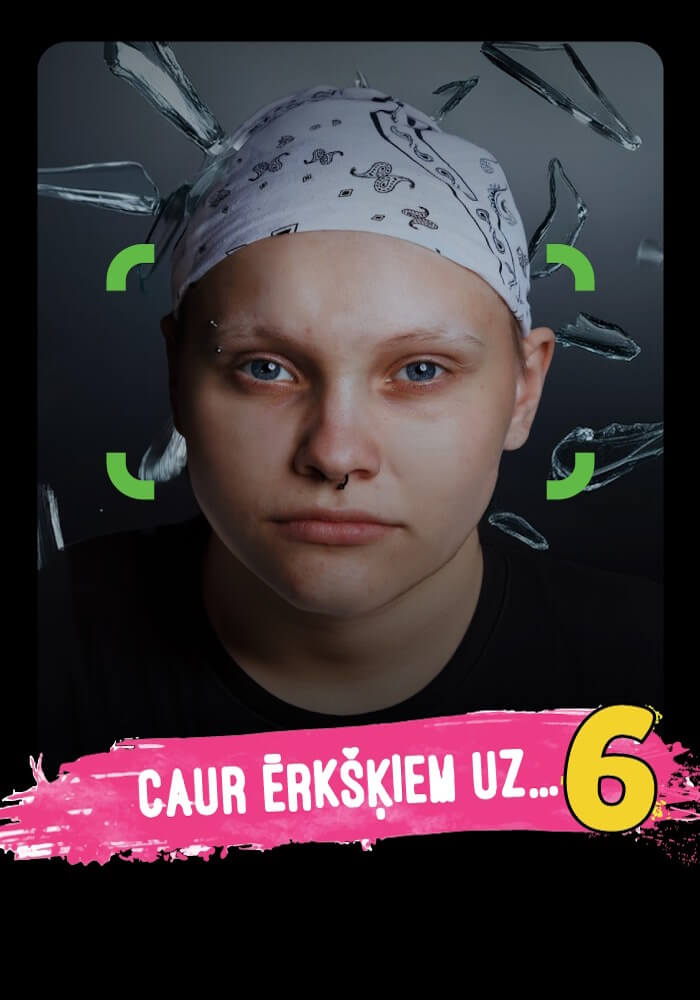 Caur ērkšķiem uz…